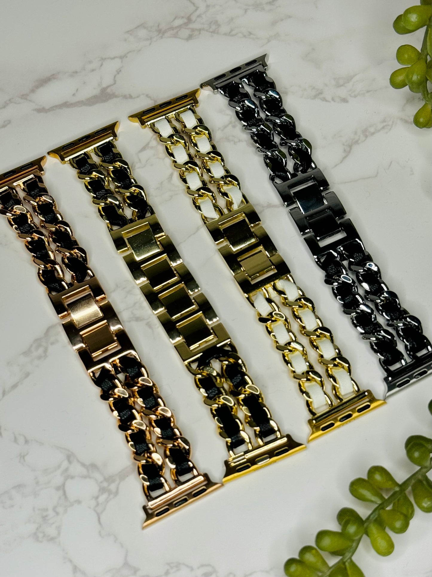 Glam Leather Chain